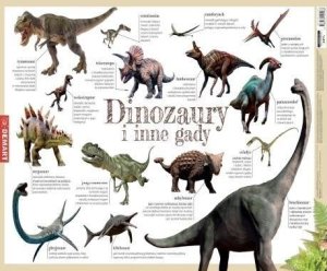 Demart Podkładka na biurko dinozaury i inne gady 1