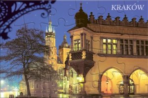 Castorland Puzzlowa kartka pocztowa The Old Town, Cracow 1