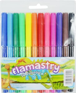 SCHEMAT Flamastry 12 kolorów 2