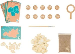 Janod Janod - układanka gra - wykopaliska - dino 4