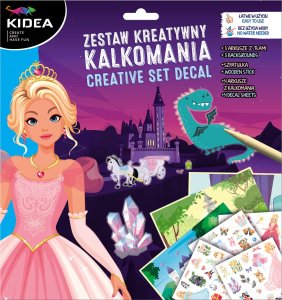 Derform Zestaw kreatywny - kalkomania B Kidea Księżniczki 1