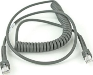 Zebra Zebra CABLE RS232 6IN COILED ROHS COMPLIANT Przedłużacz 1