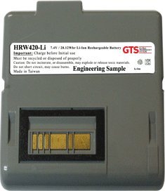 GTS GTS HRW420-LI akcesorium do drukarek ręcznych Bateria Szary RW420 1