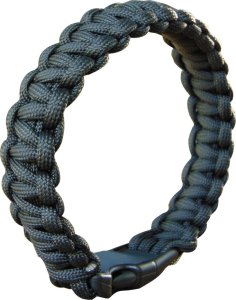 MFH BRANSOLETKA LINA PARACORD  19mm CZARNA  MFH L 1