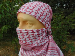 MFH CHUSTA "ARAFATKA" CZERWONO BIAŁA 115 x 110 cm MFH 3