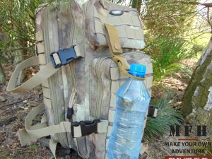 MFH UCHWYT NA BUTELKĘ  DO PLECAKA  PASKA  SYSTEM MOLLE 9