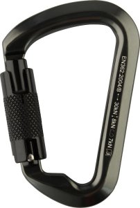 M-Tac KARABINEK 10 CM Z SPRZĘGAJACYM KEY LOCK BLACK 1