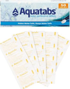 MFH TABLETKI DO UZDATNIANIA  WODY AQUATABS 50 tabletek 2