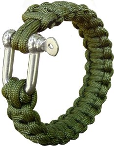 MFH BRANSOLETKA LINA PARACORD  23mm OLIV  MFH M 1