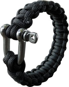 MFH BRANSOLETKA LINA PARACORD  23mm BLACK  MFH S 1