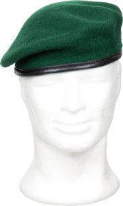 Kurtka męska MFH BERET WOJSKOWY TŁOCZONY MFH ZIELONY 55 cm 1