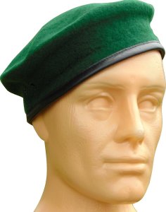 Kurtka męska MFH BERET WOJSKOWY TŁOCZONY MFH ZIELONY 55 cm 2