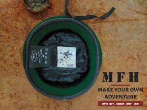 Kurtka męska MFH BERET WOJSKOWY TŁOCZONY MFH ZIELONY 55 cm 5