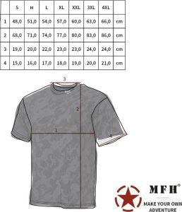 MFH Koszulka US Streetstyle night camo 140-145 g XL 2