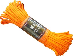 MFH Paracord - MFH  4 mm - 100 FT Lina orange 1