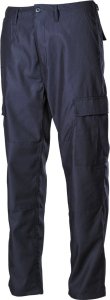 MFH Spodnie US  BDU niebieskie wzmocnienia na kolanach i pośladkach XL 1