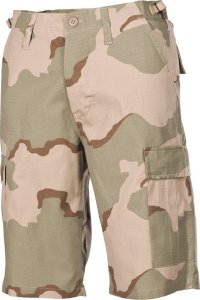 MFH Spodnie US Bermuda BDU Rip Stop 3 Farben desert S 1