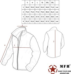 Kurtka męska MFH Kurtka typu soft shell "High Defence" oliwkowa XL 4