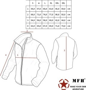 Kurtka męska MFH Kurtka typu soft shell "Scorpion" M 95 CZ tarn XL 5
