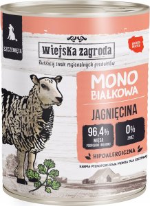 Wiejska Zagroda Wiejska Zagroda mono dla psa jagnięcina 800g szczeniak 1