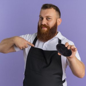 Retoo SZCZOTKA KARTACZ DO BRODY WŁOSÓW ZAROSTU DREWNO 11