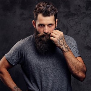 Retoo SZCZOTKA KARTACZ DO BRODY WŁOSÓW ZAROSTU DREWNO 12