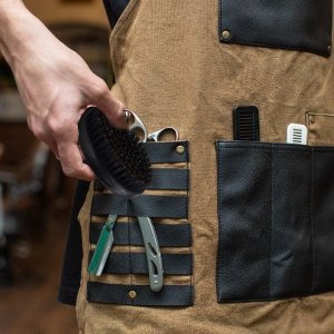 Retoo SZCZOTKA KARTACZ DO BRODY WŁOSÓW ZAROSTU DREWNO 14