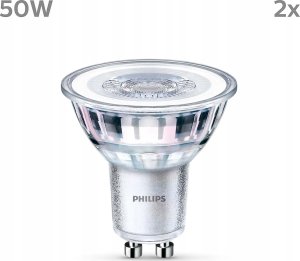 Signify Philips LED classic Lampe 50W GU10 Warmweiß 355lm Silber 2er P 5
