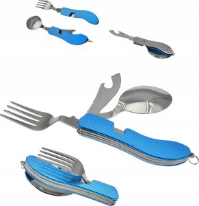 Supreme Niezbędnik Scyzoryk NÓŻ WIDELEC ŁYŻKA OTWIERACZ 13