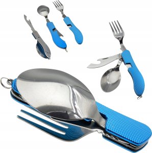 Supreme Niezbędnik Scyzoryk NÓŻ WIDELEC ŁYŻKA OTWIERACZ 16