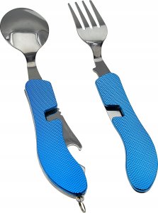 Supreme Niezbędnik Scyzoryk NÓŻ WIDELEC ŁYŻKA OTWIERACZ 7