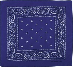 MFH BANDAMKA BANDANA CHUSTA 55x55 cm NIEBIESKO-BIAŁA 1