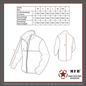 Kurtka męska MFH PŁASZCZ US   PEA COAT NIEBIESKI MFH XS 2