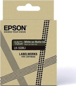 Epson Epson LabelWorks LK-5QWJ - Weiss auf Matt-Khaki - Rolle (1,8 cm x 8 m) 1 Kassette(n) Hangebox - Bandkassette - fur LabelWorks LW-C410, LW-C610 2