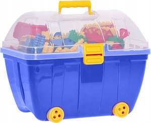 Hemar Kuferek Mały z Kolorowymi Klockami K2 180 Elementów 5