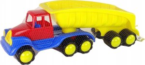 Hemar Duży Samochód z Naczepą 45cm Żółty 3