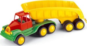 Hemar Duży Samochód z Naczepą 45cm Żółty 4