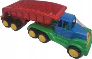 Hemar Duży Samochód z Naczepą 45cm Żółty 5