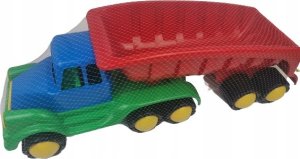 Hemar Duży Samochód z Naczepą 45cm Żółty 6