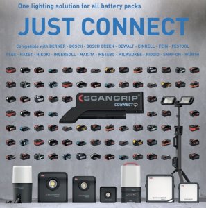 Latarka Scangrip Akumuliatorinio prožektoriaus NOVA 10 CONNECT, 10000 lm korp, Scangrip 11