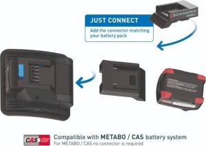 Latarka Scangrip Akumuliatorinio prožektoriaus NOVA 2 CONNECT 2000 lm korpus, Scangrip 10