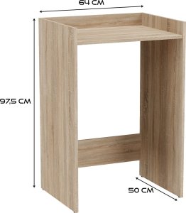 Triton SZAFKA ŁAZIENKOWA NA PRALKĘ POLA NP - DĄB SONOMA 3