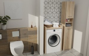 Triton SZAFKA ŁAZIENKOWA NA PRALKĘ POLA NP - DĄB SONOMA 7