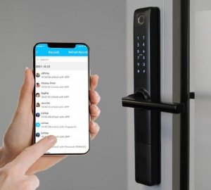 Eura Klamka z kontrolerem dostępu EURA ELH-20H4 Black 4