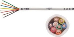 BITNER PRZEWÓD ALARMOWY DOMOFONOWY BITNER YTDY 8X0,5 - 100M 2