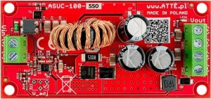 Przetwornica Atte Przetwornica podnosząca napięcie do 55V ATTE ASUC-100-550-OF 1