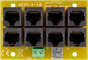 Adapter bluetooth Atte Adapter PoE PASSIVE 4 kanałowy 10/100 ATTE AEPI-4-10-OF 1