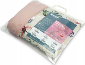 Sensillo KOMPLET DO WÓZKA VELVET Z FALBANKĄ MAGNOLIA RÓŻOWY 4