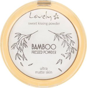 Lovely Bamboo Pressed Powder transparenty matujący puder prasowany do twarzy 10g 1