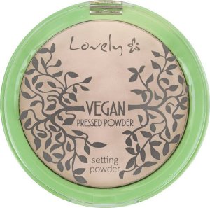 Lovely Vegan Pressed Powder transparentny puder matujący do twarzy 10g 1